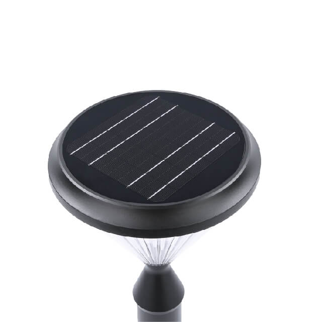 stylish diamond solar lawn light use mono solar panel to charge