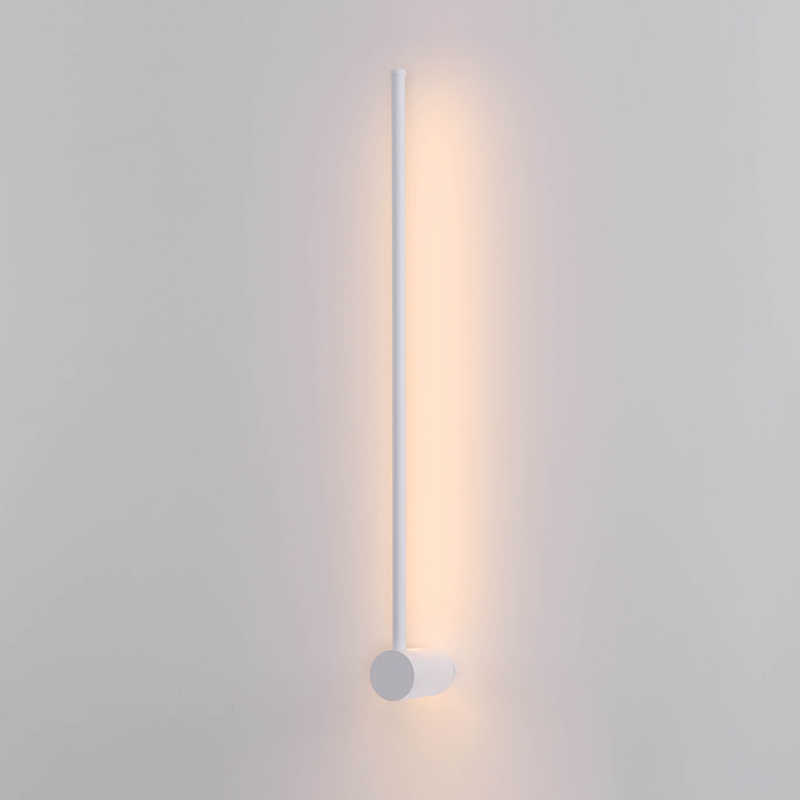 Black Metal Strip Wall Light
