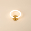 Minimalist Gold Circle Pendant Light 