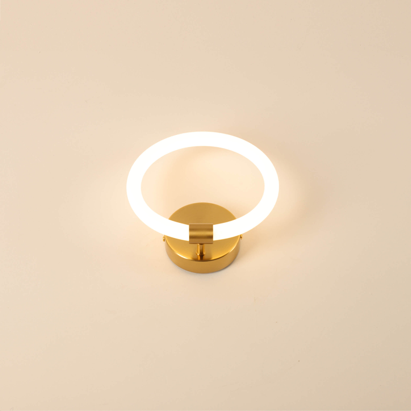 Minimalist Gold Circle Pendant Light 