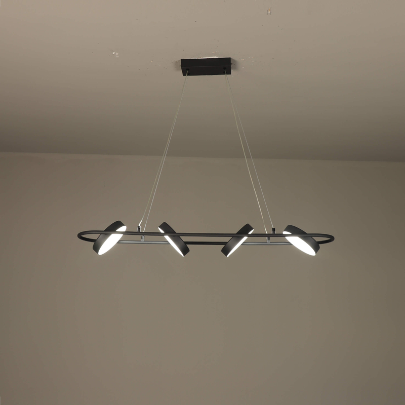 four circles led pendant light