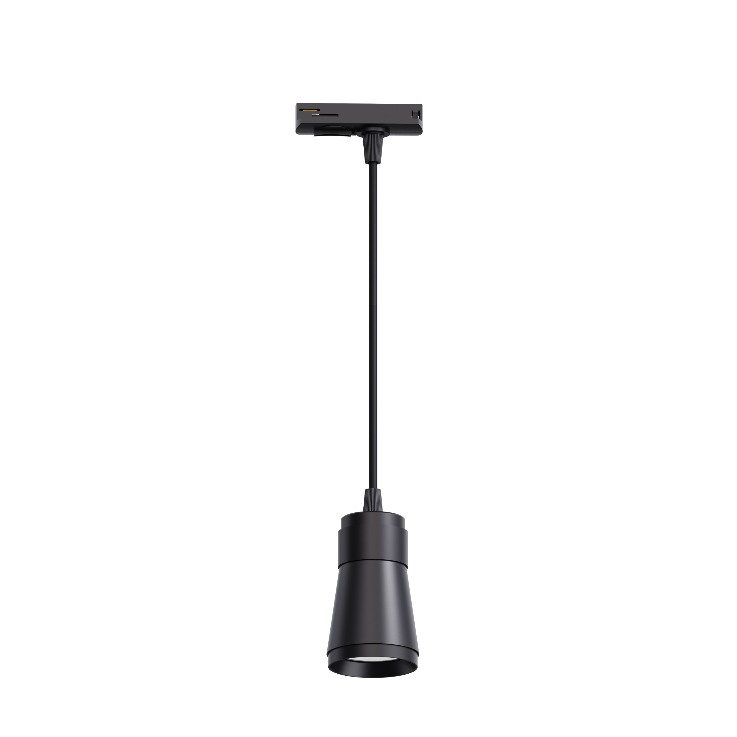 black aluminum tracking light