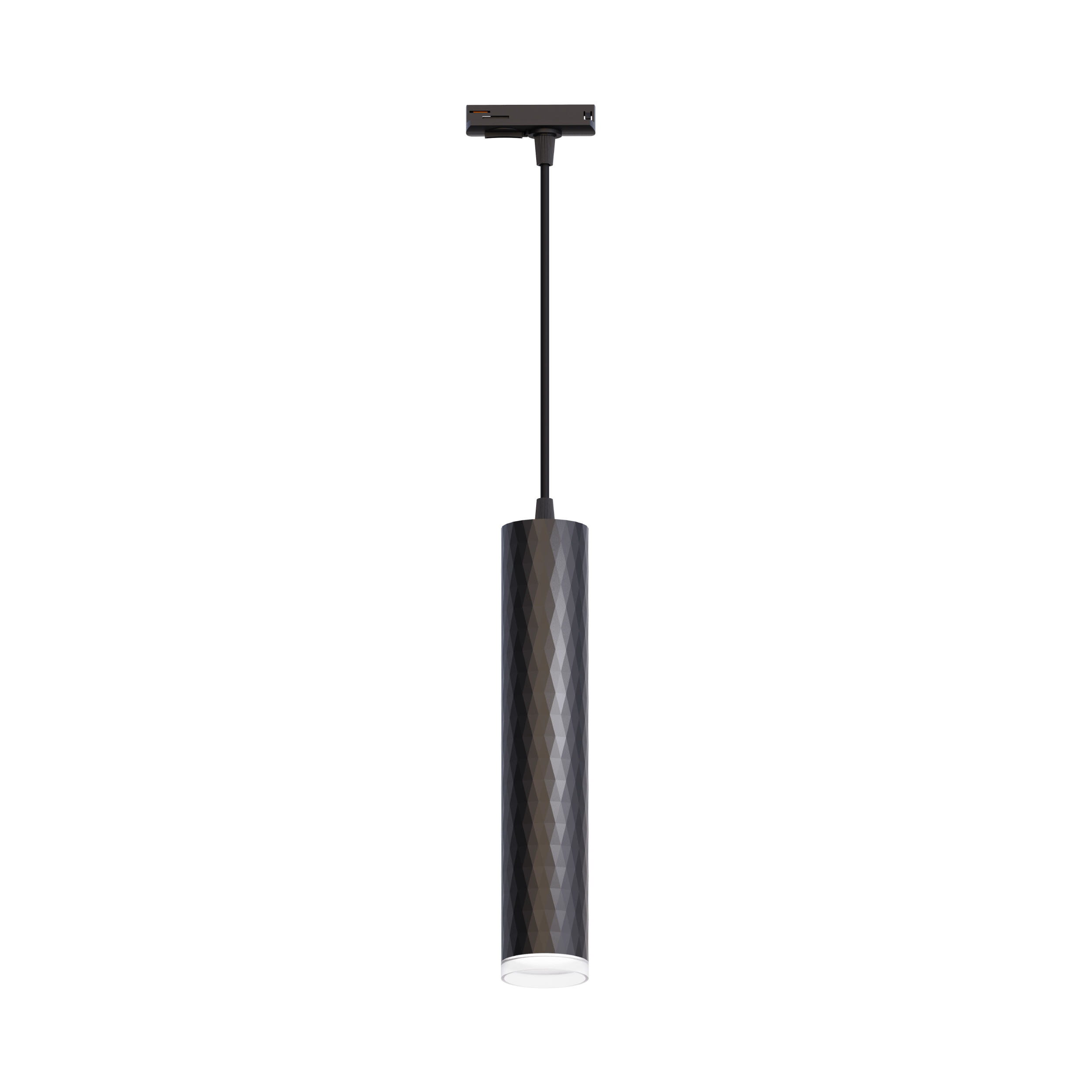 long pendant gu10 track light with diamond shape patterns