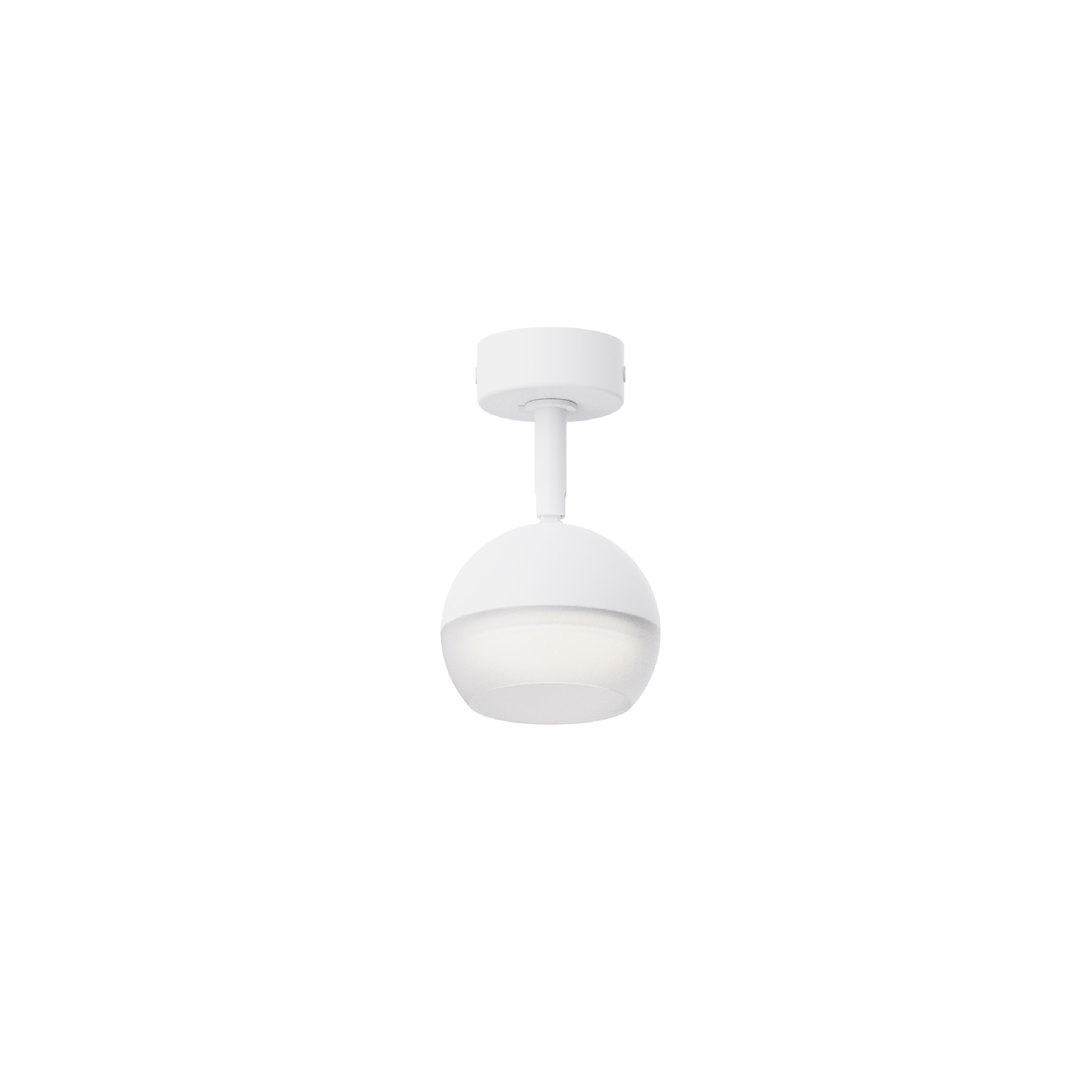  white gx53 round down light