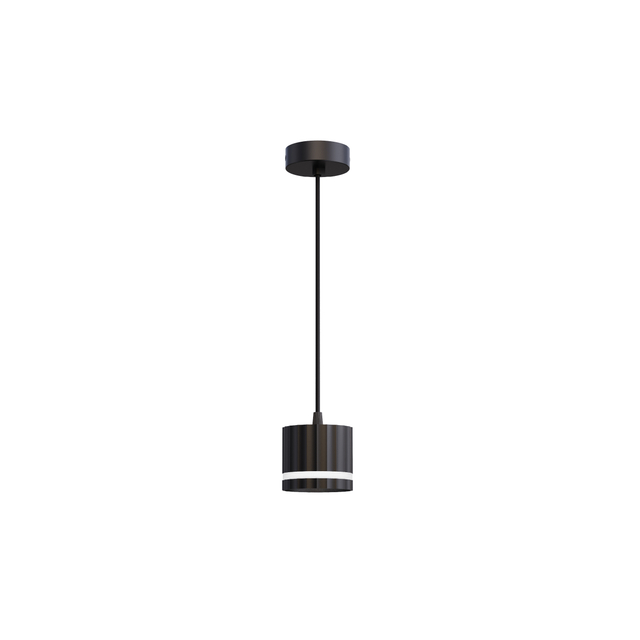 Black gx53 pendant light