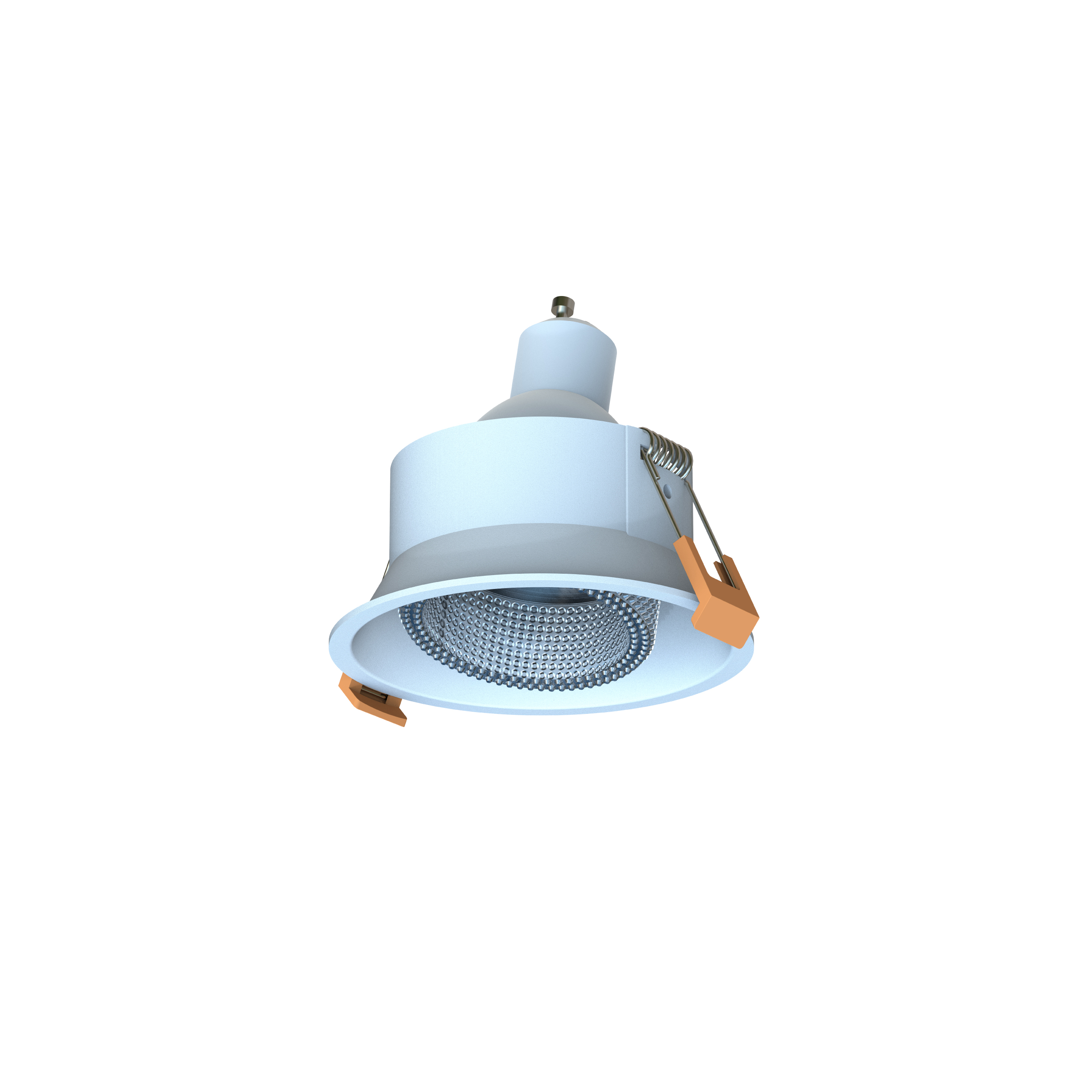 white recessed downlight