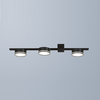 black three heads ceiling light for kitchen