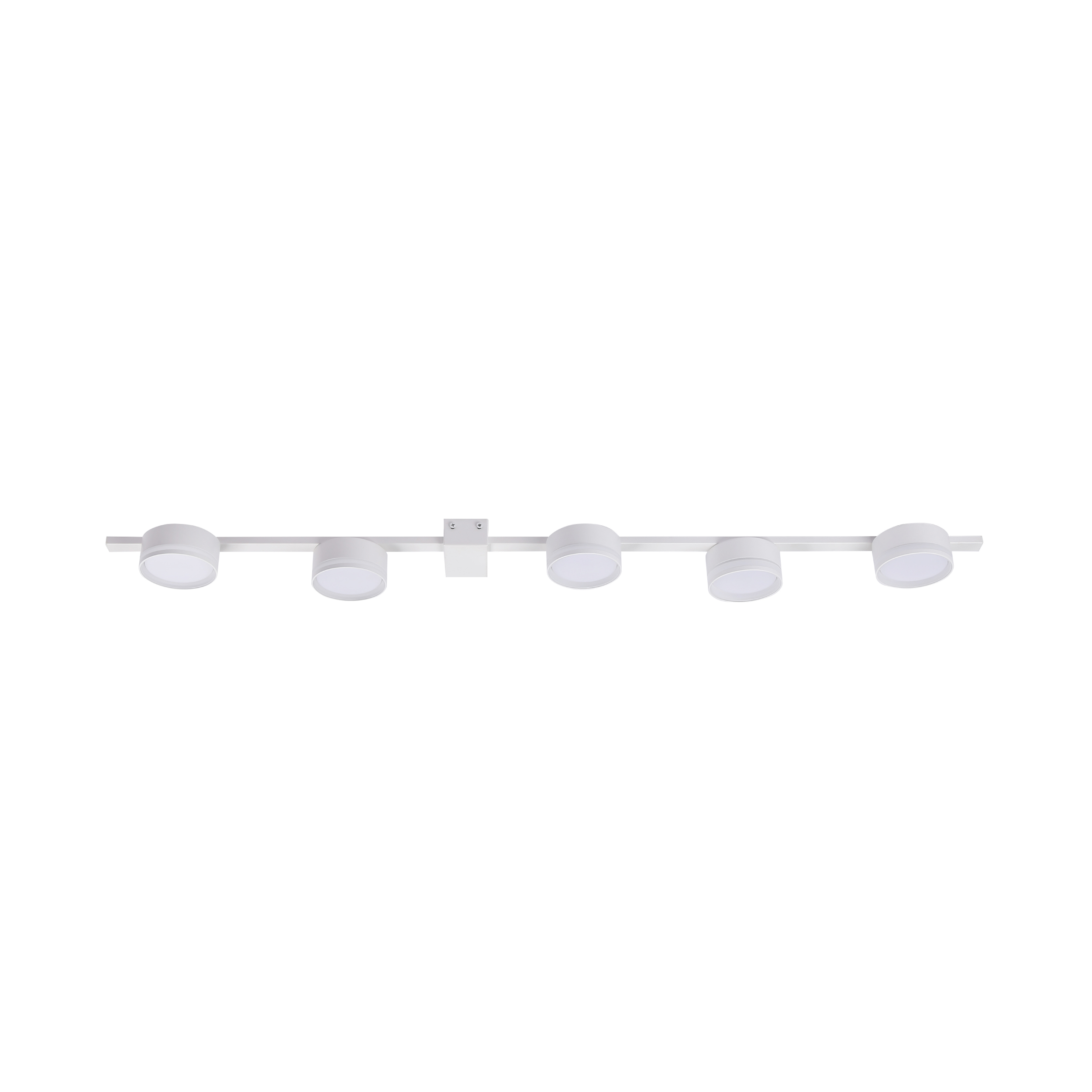 five light heads led ceiling light gx53 sector white fixture
