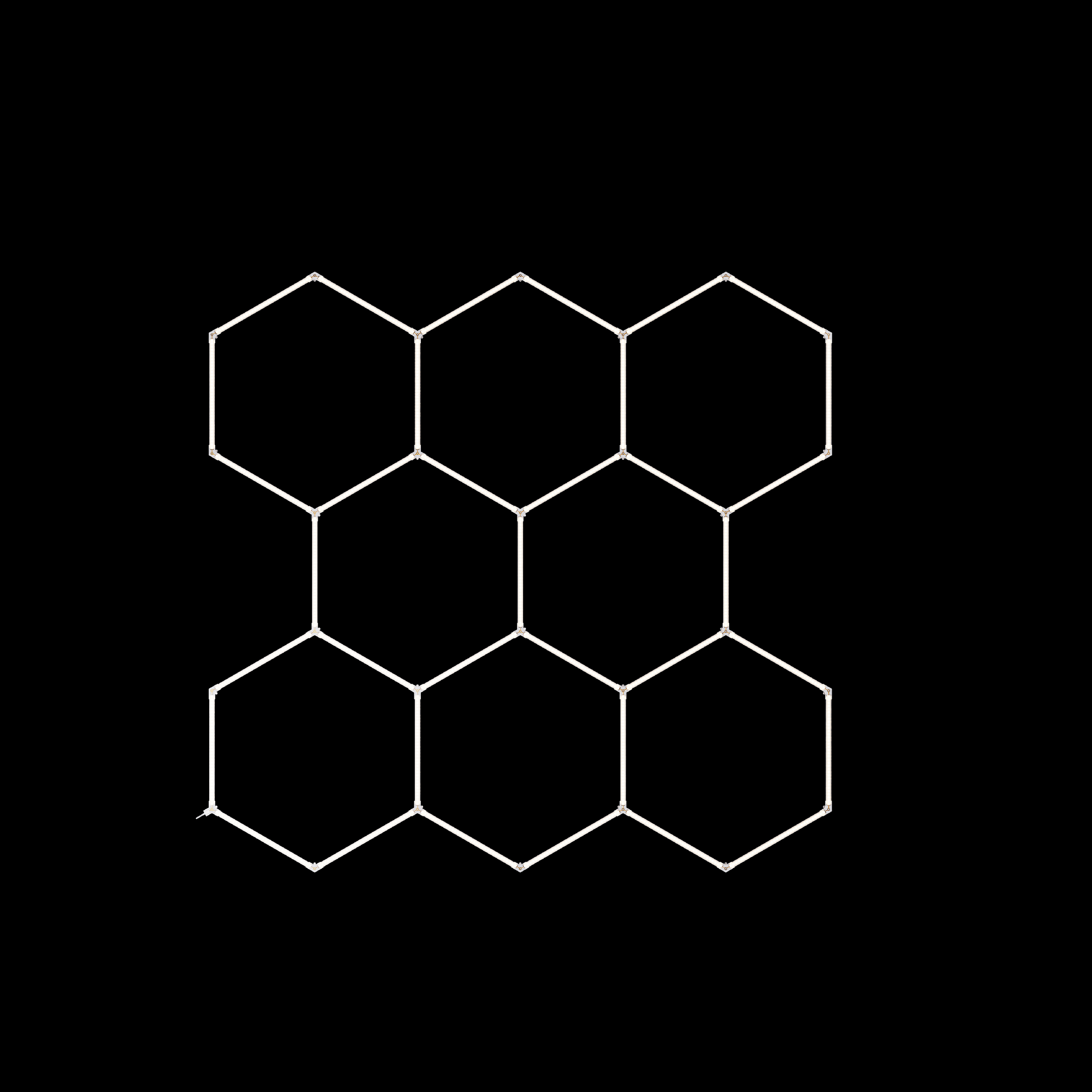 Car Wash Hexagon Light for DIY for work shop