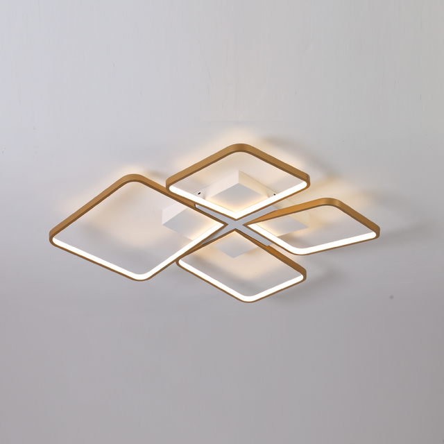 Metal Square LED Ceiling Lamp