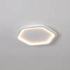 hexagon led ceiling lamp with inner white cool light lighting, unique for living room, bedroom