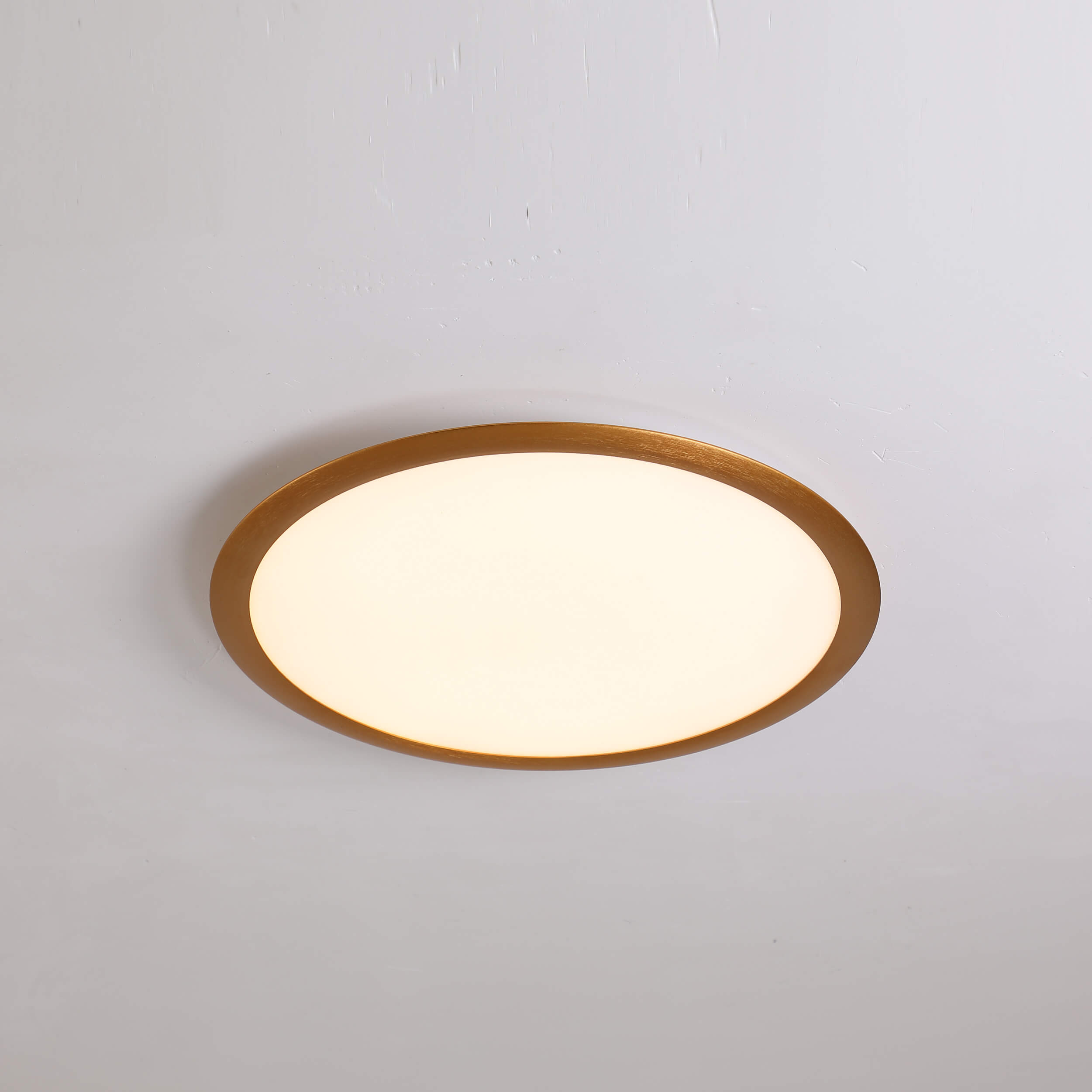 ceiling light led chandelier round plate in gray color