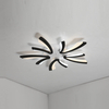 five blade curved led ceiling lamp