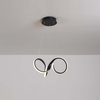 Stylish LED Chandelier Featuring Intertwined Rings