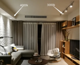 Avoid mixing color temperatures