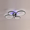 Black round eld ceiling light