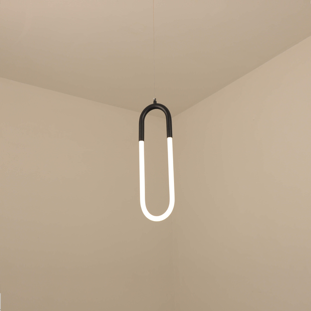 round rings led pendant light
