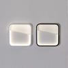 Black and white led wall light
