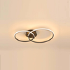 two rings Acrylic LED ceiling light