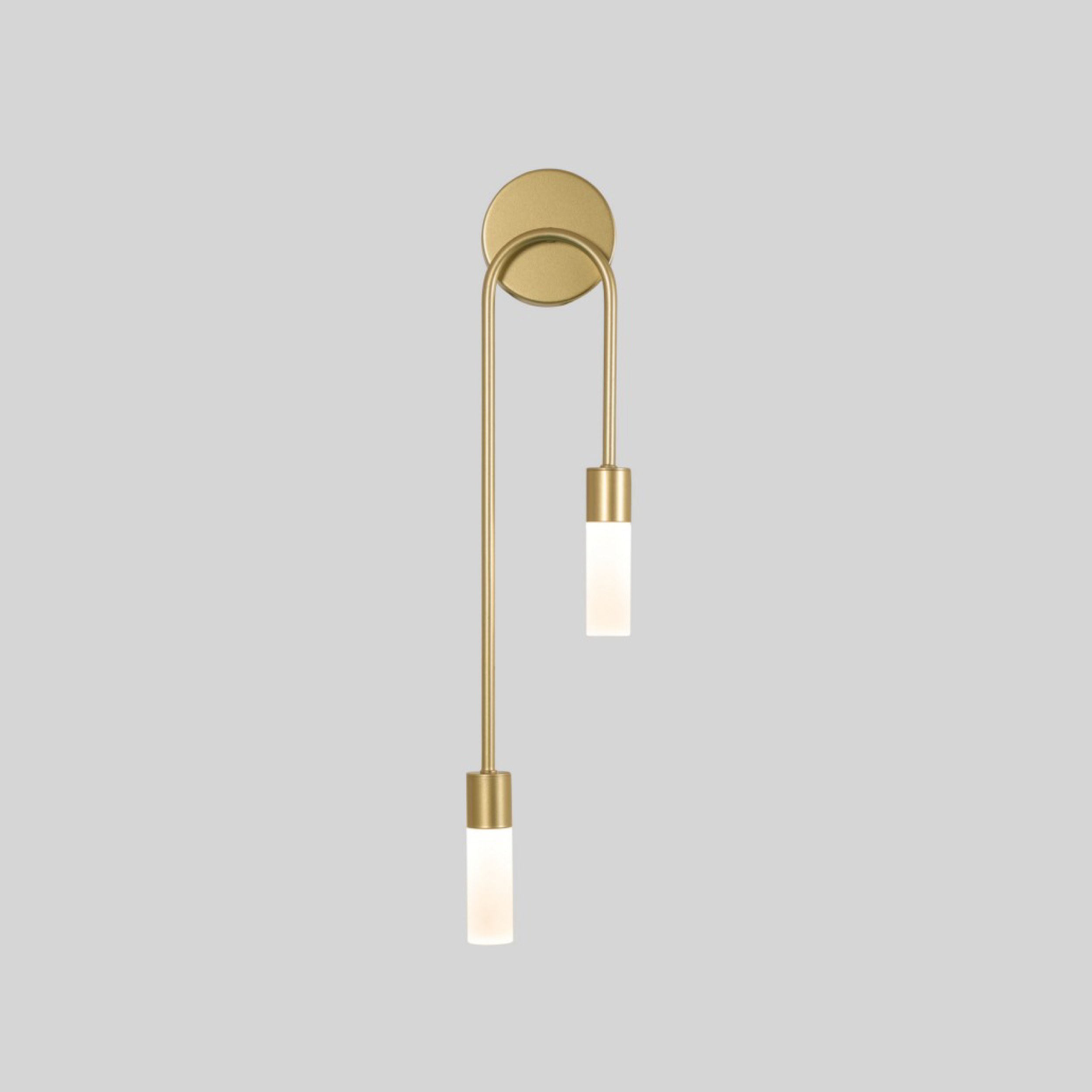 Sleek Brass Sconce Lighting Fixture