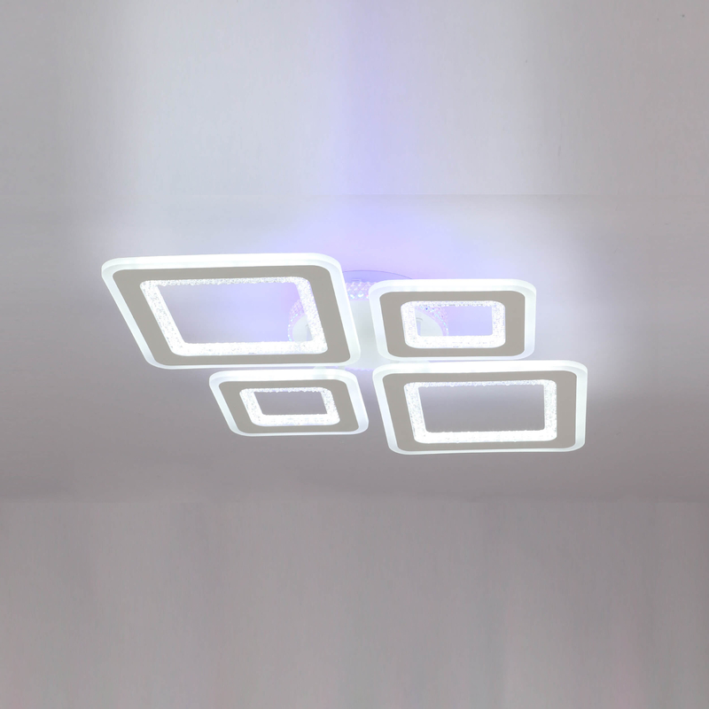 Dislocation distribution rhombus LED ceiling light