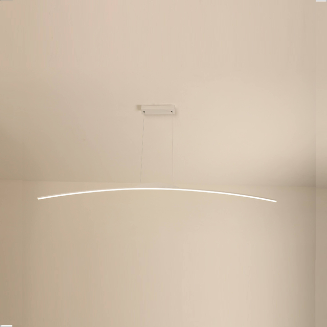 White LED liner pendant light 