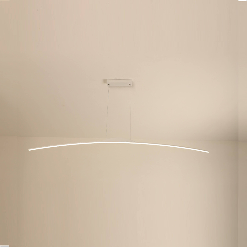 White LED liner pendant light 