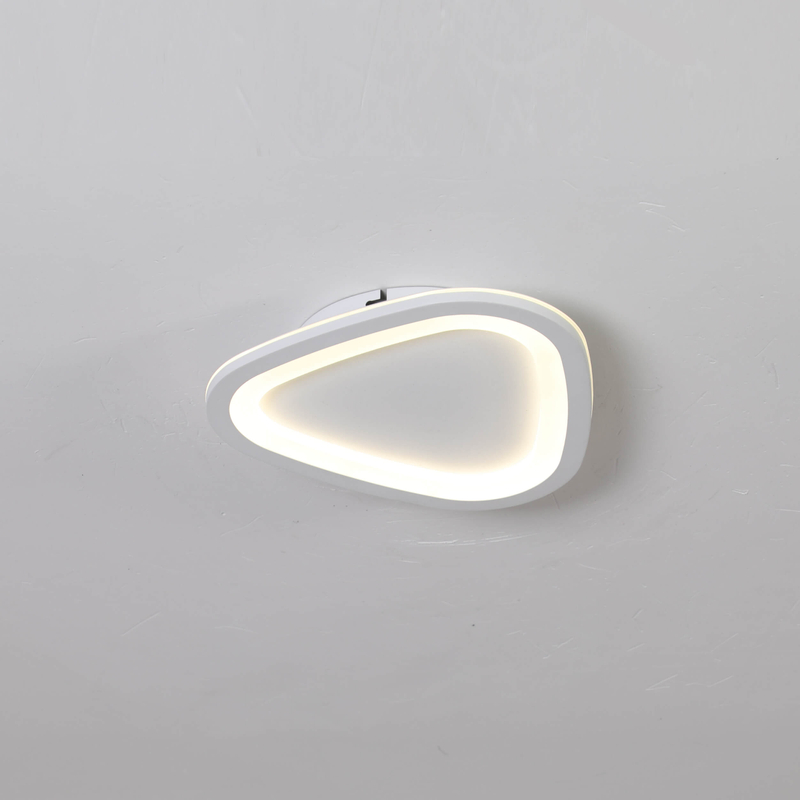 triangle acrylic ceiling lamp inner has white lighting