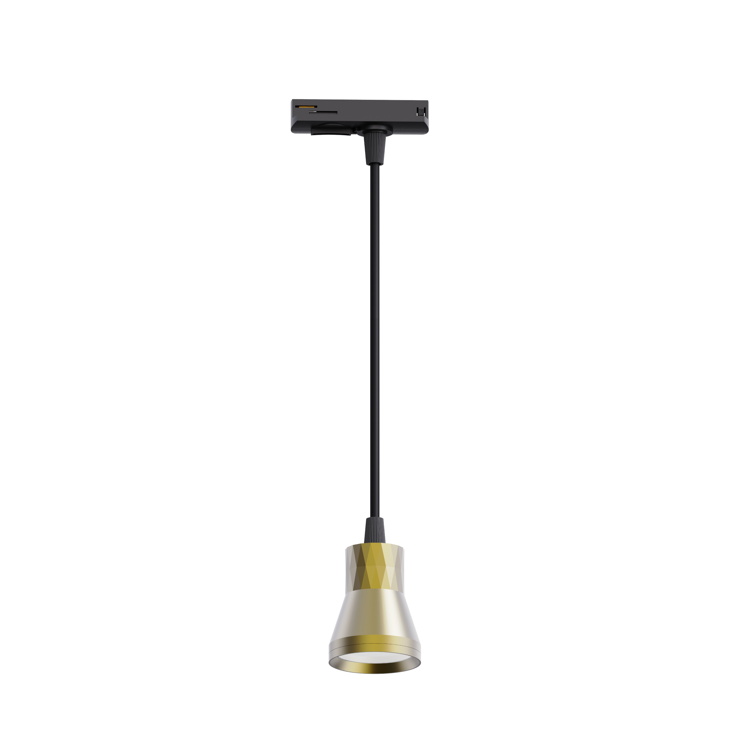 golden aluminum track pendant light