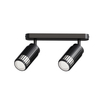 2*gu10 black hollow downlight