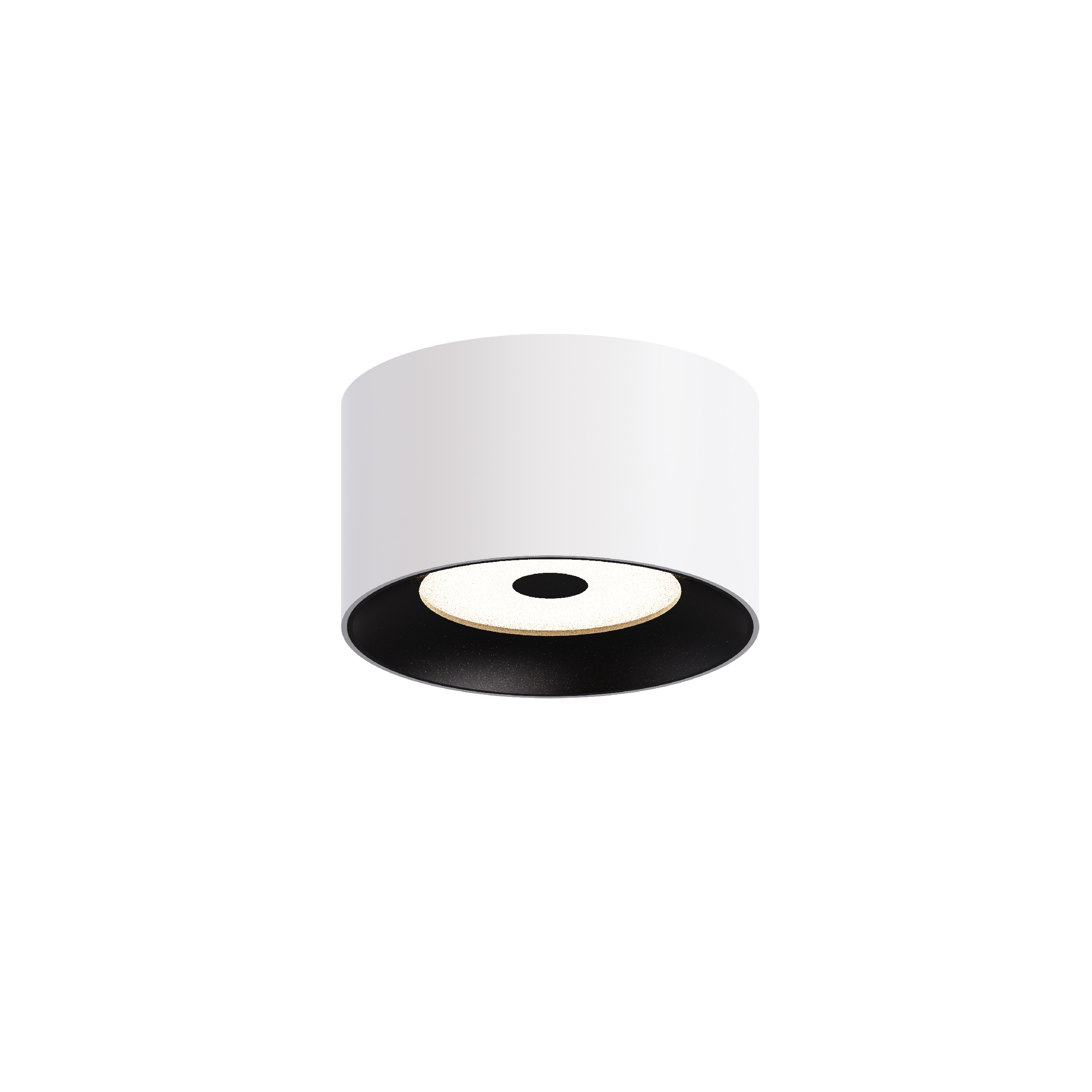 white and balck gx53 down light