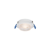 white reccessed shining pmma gu10 downlight