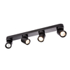 black 4*gu10 spot downlight for ceiling