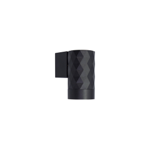 black diamond pattern wall light