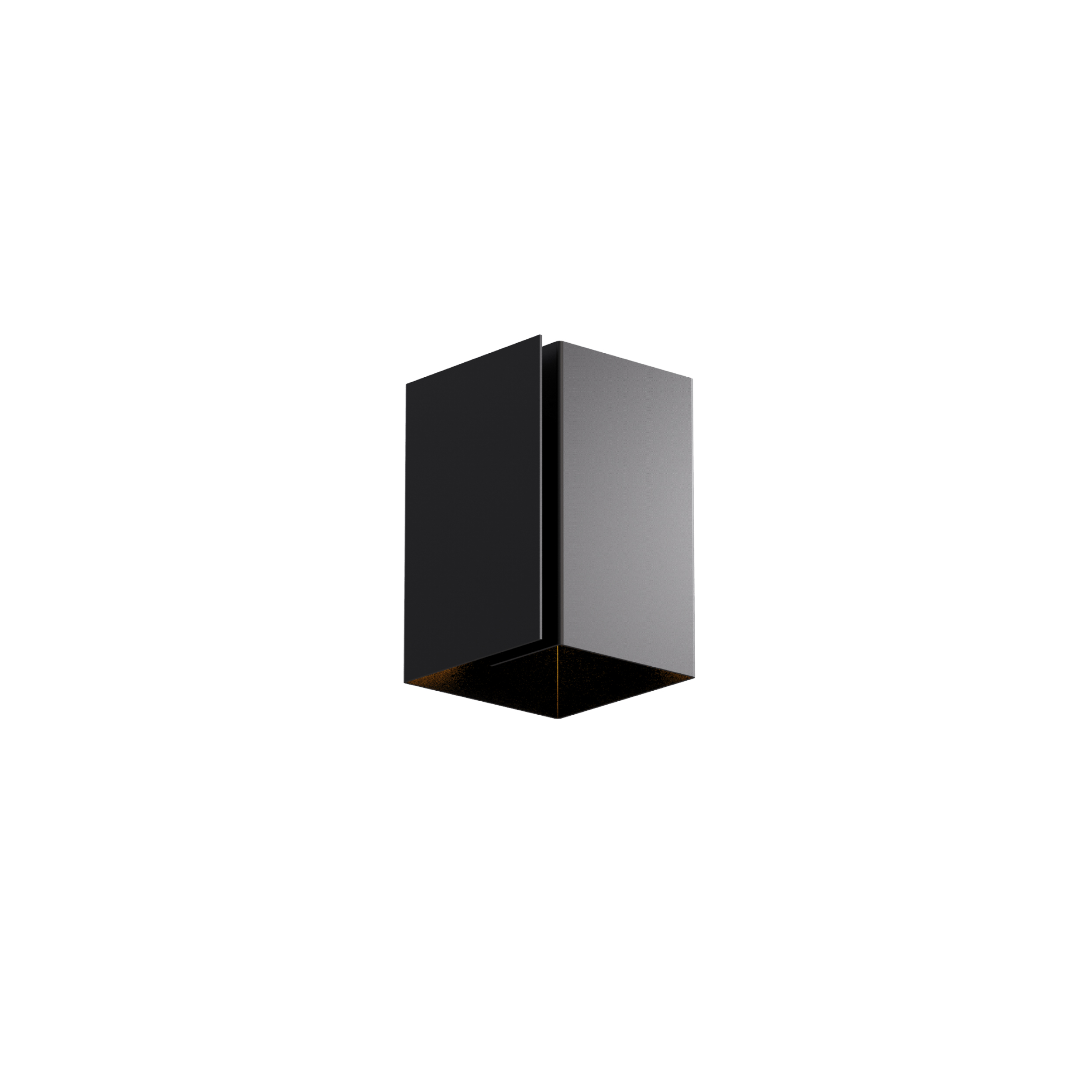 black square fixture ceiling downlight