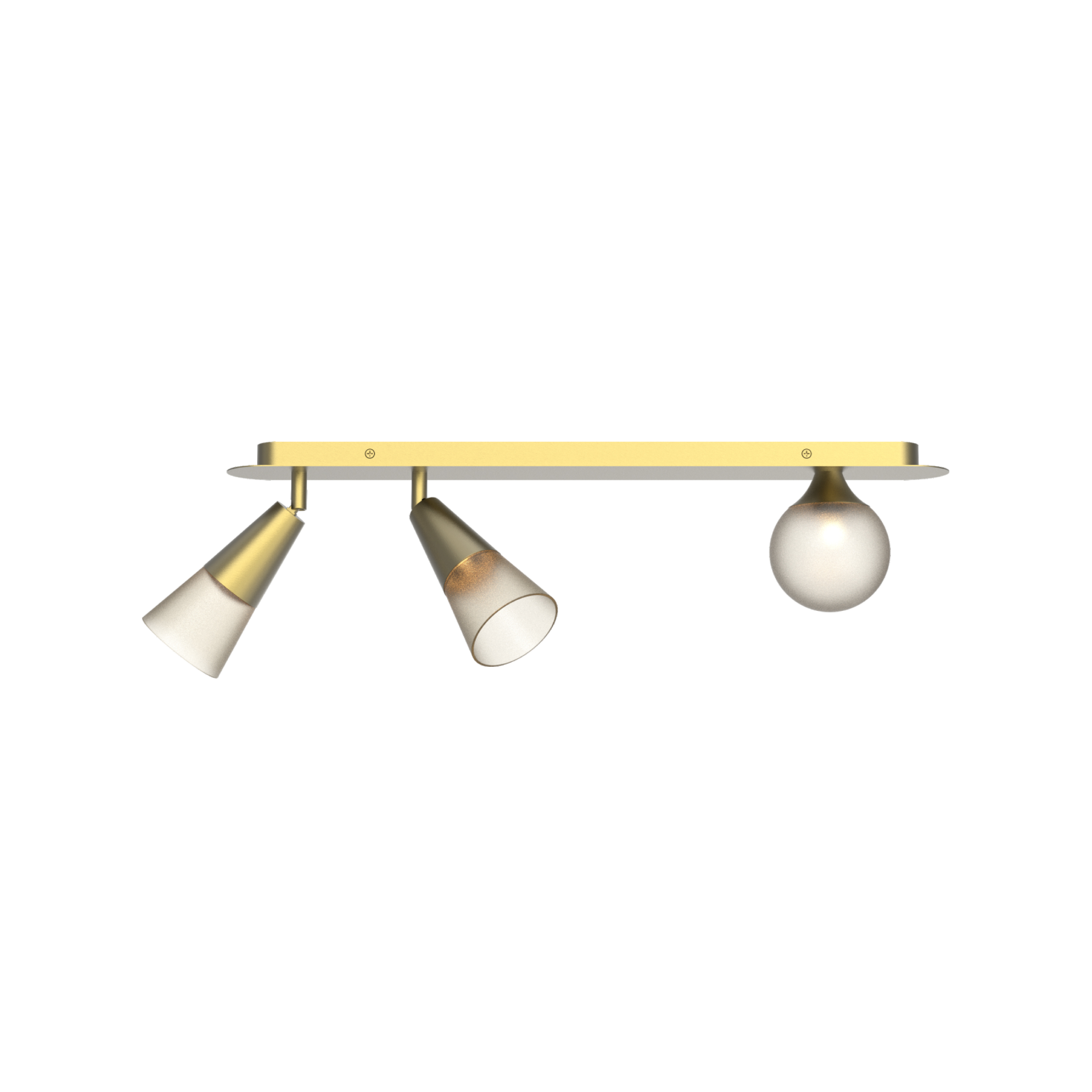 three gu10 light ceiling mounted interior lamp for living room