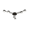 6 gx53 light heads ceiling light for bedroom aluminum