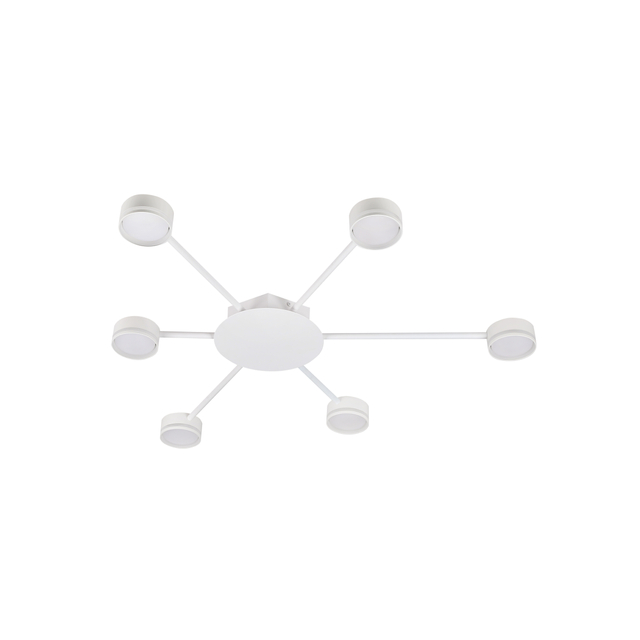 6 gx53 sectors ceiling light
