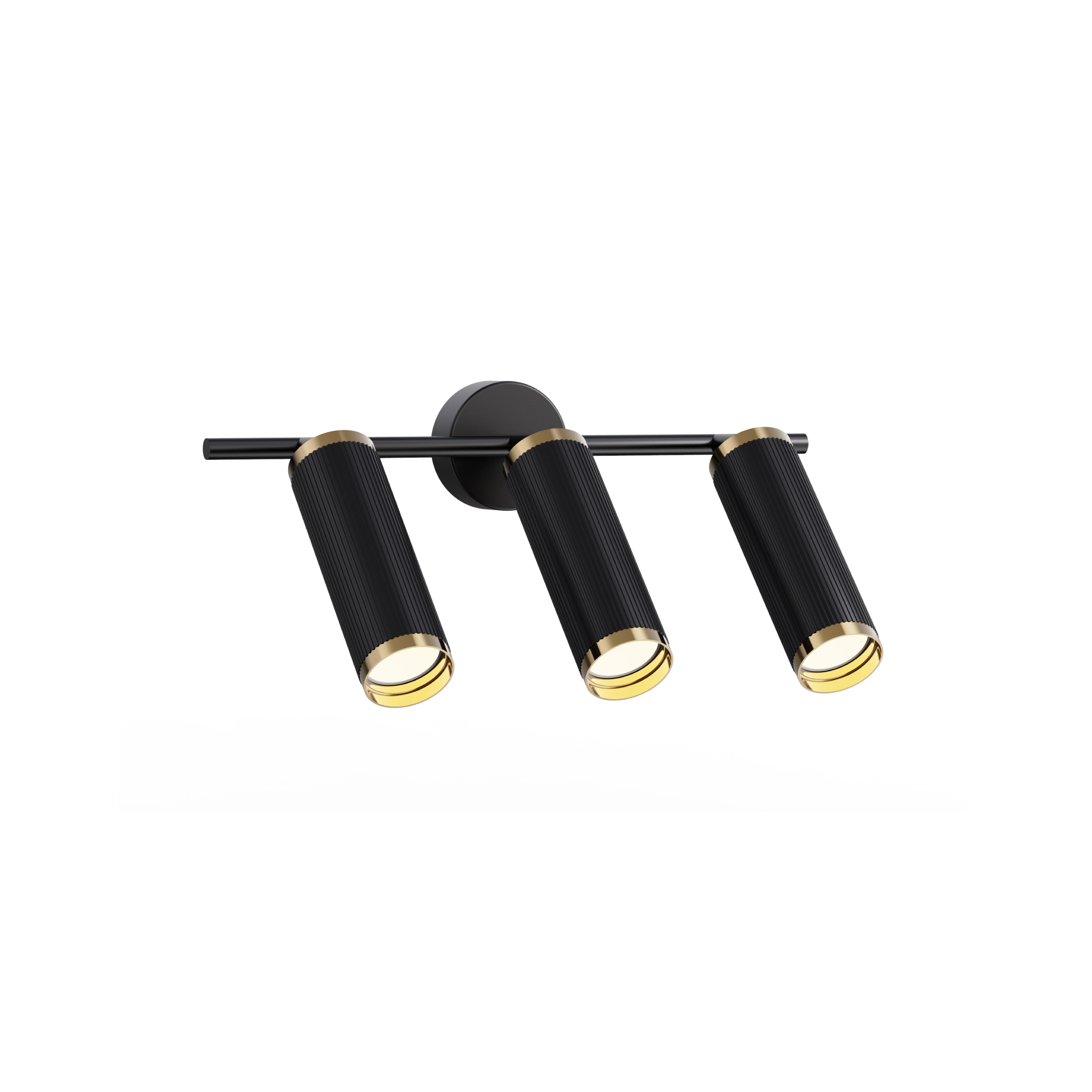 three head gu10 wall light
