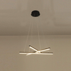 three straight bar led pendant light