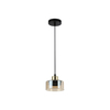 one gx53 pendant light with glass cover