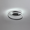 Contemporary Black Base LED Ceiling Lamp