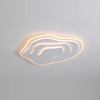 four cloud shape acrylic overlap together to combine to a led ceiling lamp