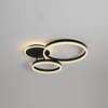 two rings superimposed LED ceiling light
