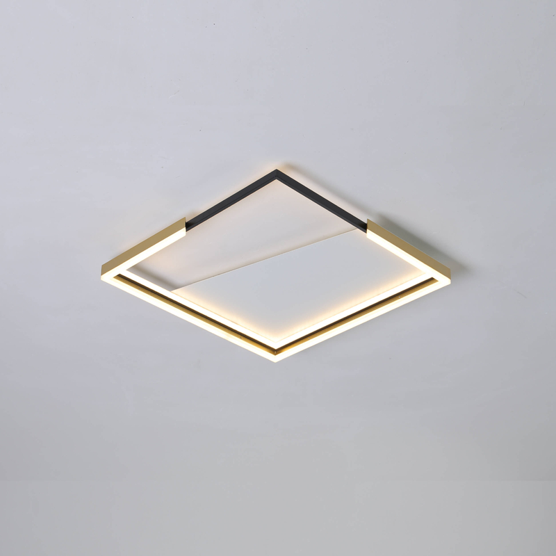 metal black and white led ceiling light