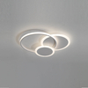 three round white led ceiling light