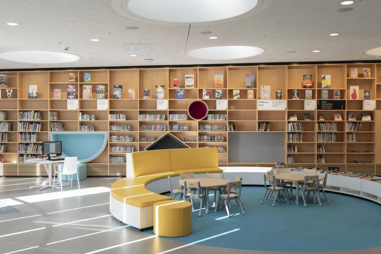 Cool white light for reading corners