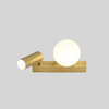 Stylish Brass Wall Sconces Illuminating Contemporary Living Space