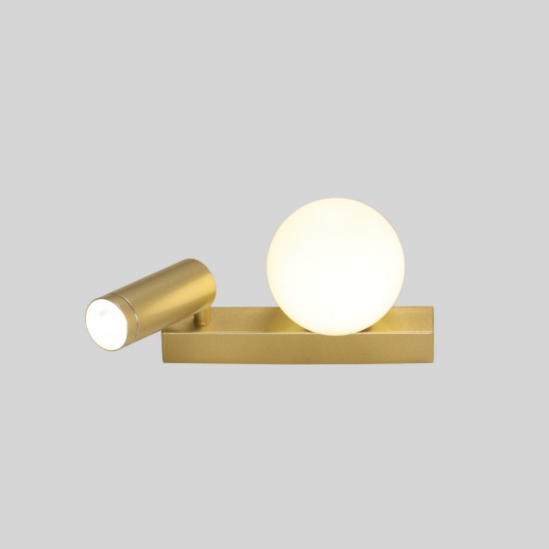Stylish Brass Wall Sconces Illuminating Contemporary Living Space