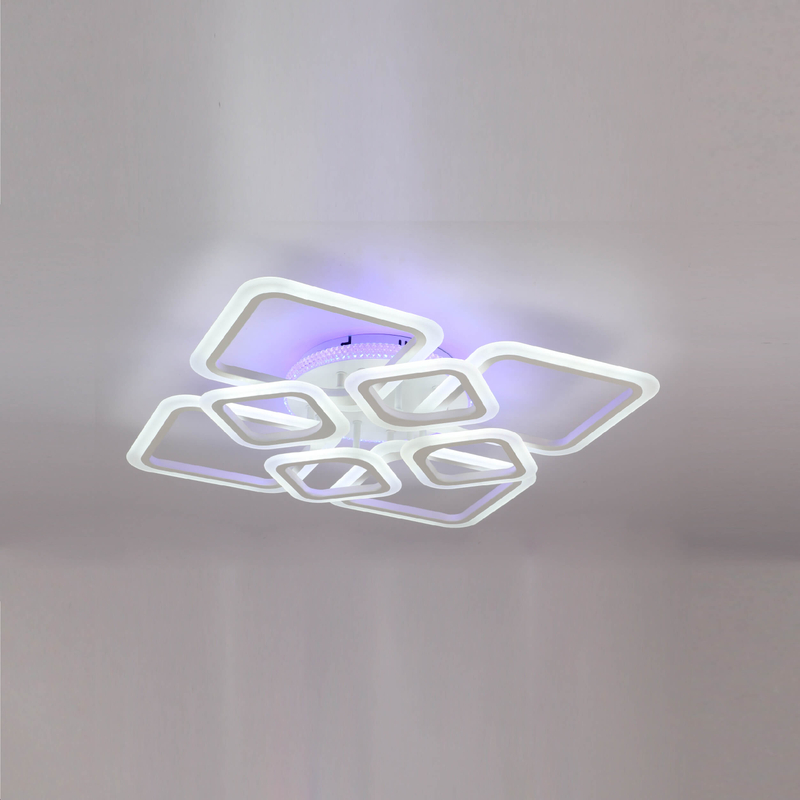 eight square led ceiling light